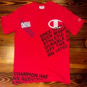 Champion Men’s Graphic Tee Red
